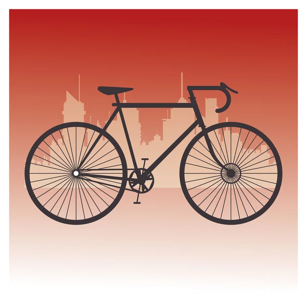 자전거 및 자전거 관련된 아이콘 이미지 — 스톡 벡터