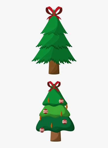 Afbeelding van de bijbehorende pictogrammen merry christmas — Stockvector