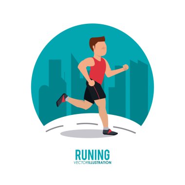 Tasarım çalışan. Fitness kavramı. Beyaz arka plan