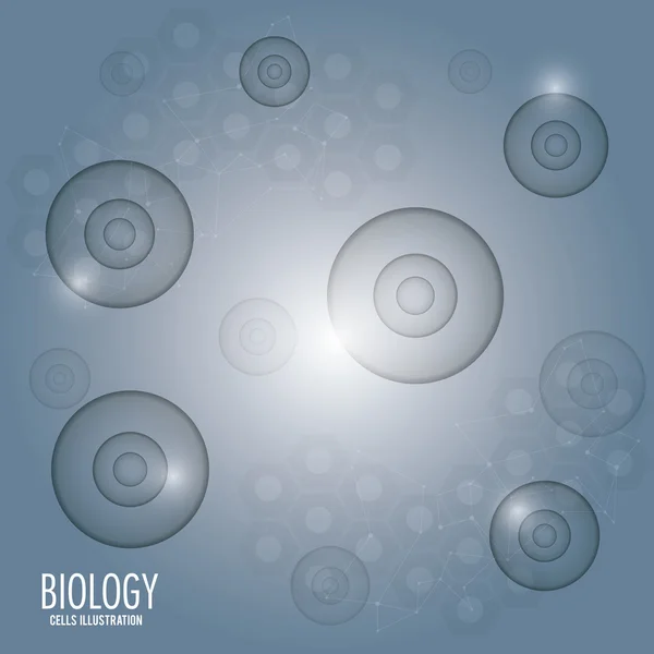 Conception biologique. L'icône du labo. Illustration plate, vecteur — Image vectorielle