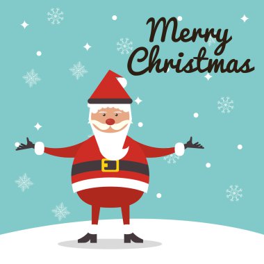 Santa karikatür Noel sezon tasarım