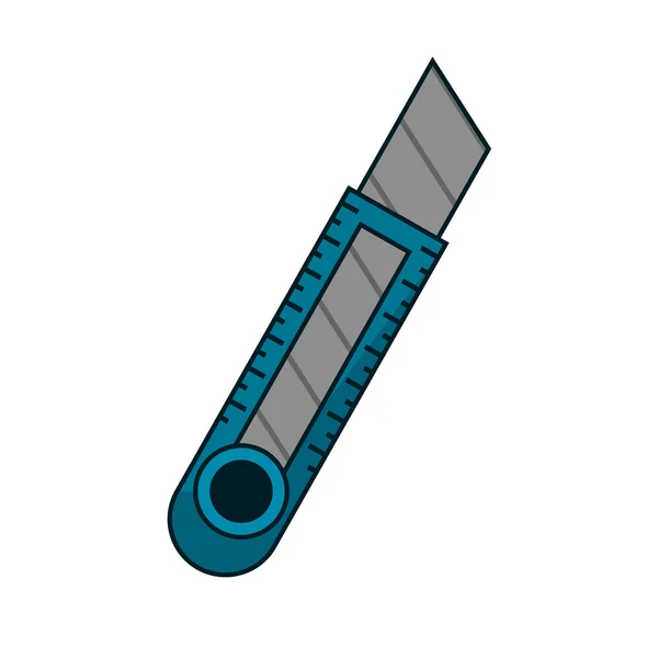 Об'єкт ножа та дизайн шкільного інструменту — стоковий вектор