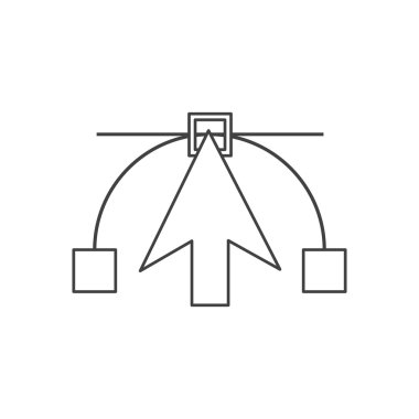 İmleç ve grafik aracı tasarım okul