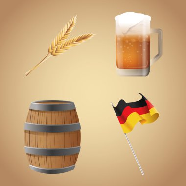 Almanya tasarım Oktoberfest kutlama