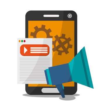 Smartphone ve dijital pazarlama tasarım