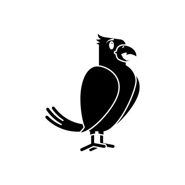 Diseño de mascotas de aves aisladas — Archivo Imágenes Vectoriales