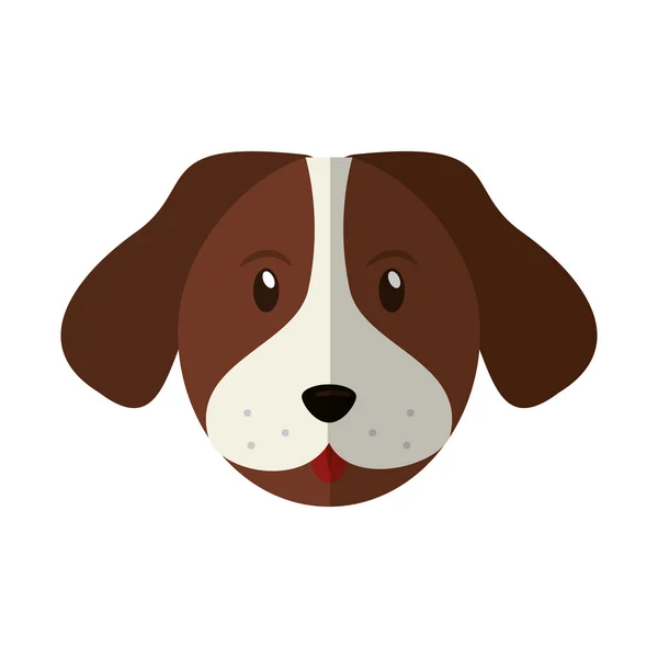 Design de animal de estimação cão isolado — Vetor de Stock