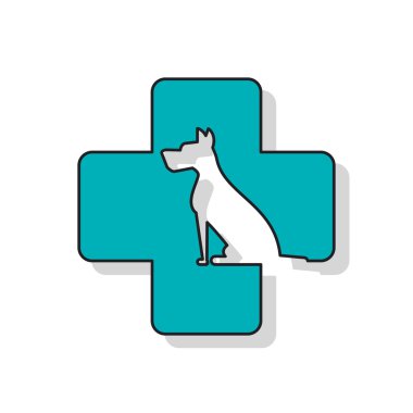 İzole köpek evde beslenen hayvan ve çapraz tasarım