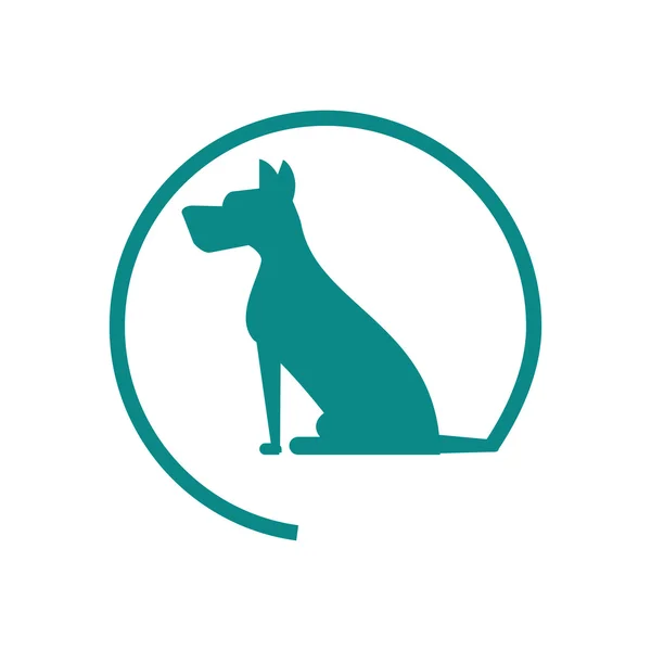 Isolerade hund pet design — Stock vektor