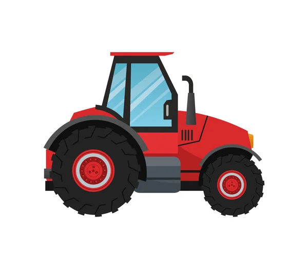 Vrachtwagen machine en boerderij lifestyle design — Stockvector