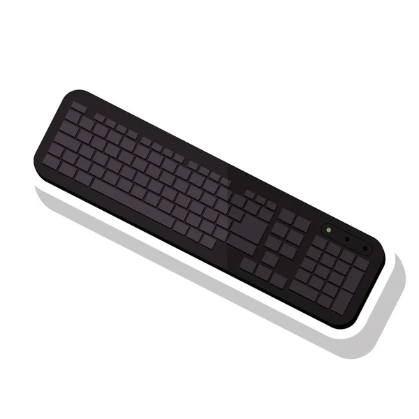 Isoliertes Tastaturgerätedesign — Stockvektor