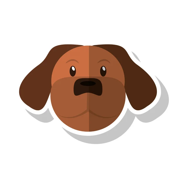 Isolato cane pet design — Vettoriale Stock