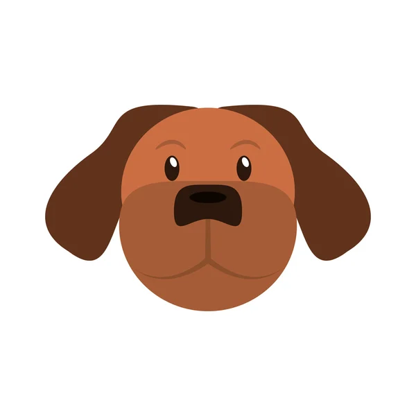 Geïsoleerde hond huisdier ontwerp — Stockvector