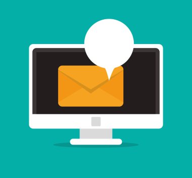 Dijital ileti ilgili simgeler resim