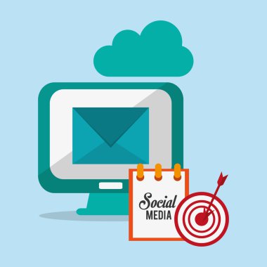 Socia kitle iletişim araçları ilgili simgeler imge