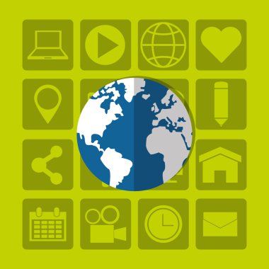 Socia kitle iletişim araçları ilgili simgeler imge