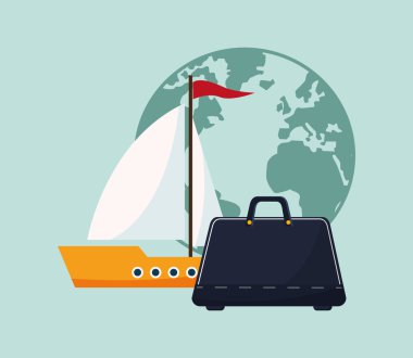 seyahat tatil veya tatil ilgili simgeler resim