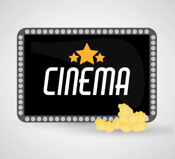 Board cinema e design de filmes — Vetor de Stock