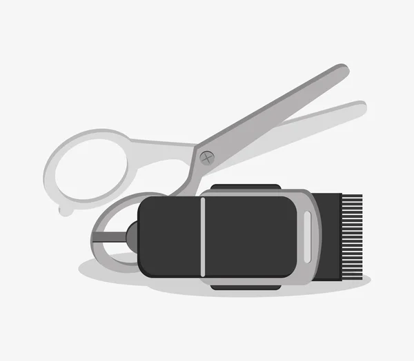 Дизайн перукарні та перукарських інструментів — стоковий вектор