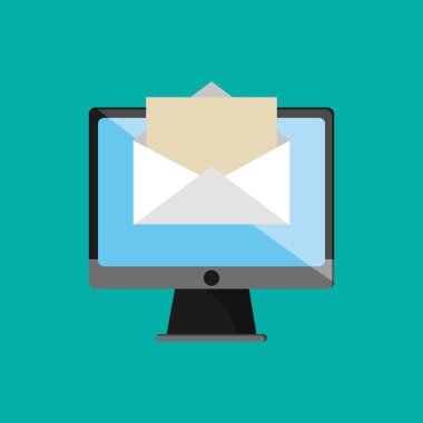 Dijital ileti ilgili simgeler resim