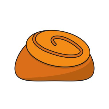 İzole ekmek yiyecek tasarım