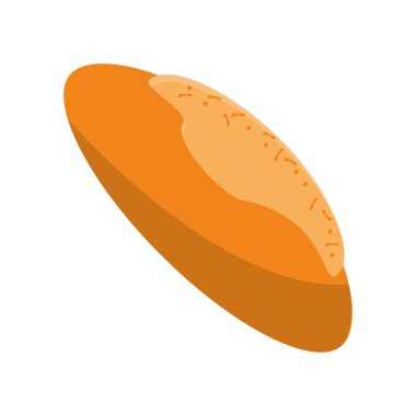 İzole ekmek yiyecek tasarım