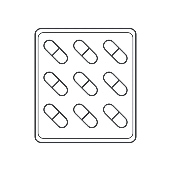 Conception médicale et de soins de santé — Image vectorielle