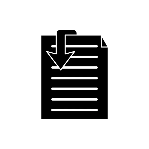 Isolerad dokument-och pildesign — Stock vektor
