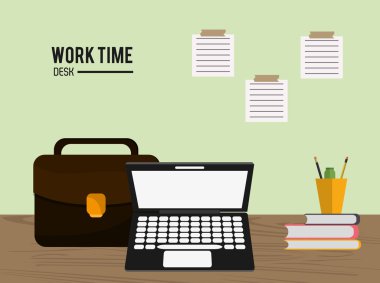 Çalışma süresi ve ofis malzemeleri tasarımı