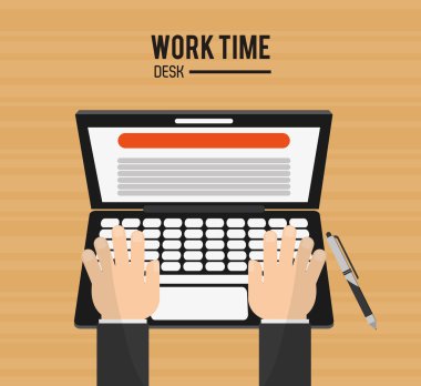 Çalışma süresi ve ofis malzemeleri tasarımı