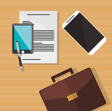 Çalışma süresi ve ofis malzemeleri tasarımı