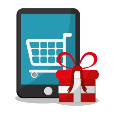 Smartphone ve online tasarım alışveriş