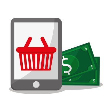 Smartphone ve online tasarım alışveriş