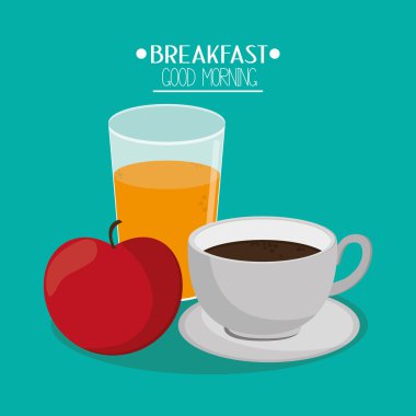 Kahve ve kahvaltı tasarım