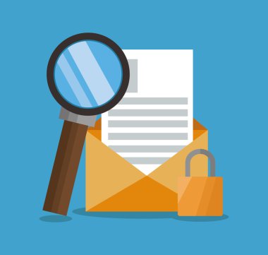 lupe ve seo tasarım zarf