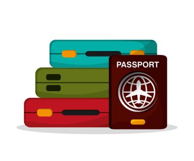 Bagaj ve tasarım seyahat pasaportu