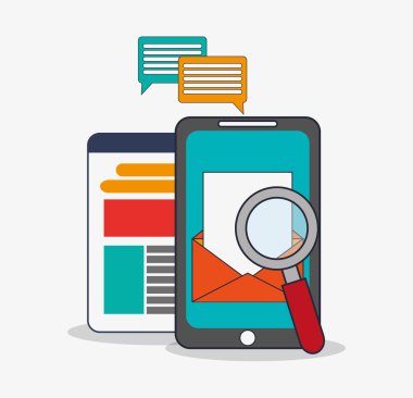 Smartphone ve dijital pazarlama tasarım