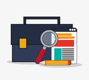 Bavul ve dijital pazarlama tasarım