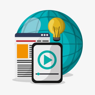 Tablet ve dijital pazarlama tasarım