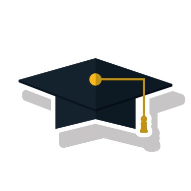 İzole mezuniyet cap tasarım