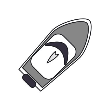 İzole yat gemi tasarım