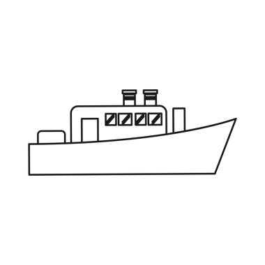 İzole gemi tasarım