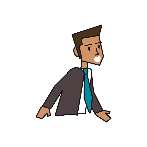 Isolated businessman avatar design — ストックベクタ