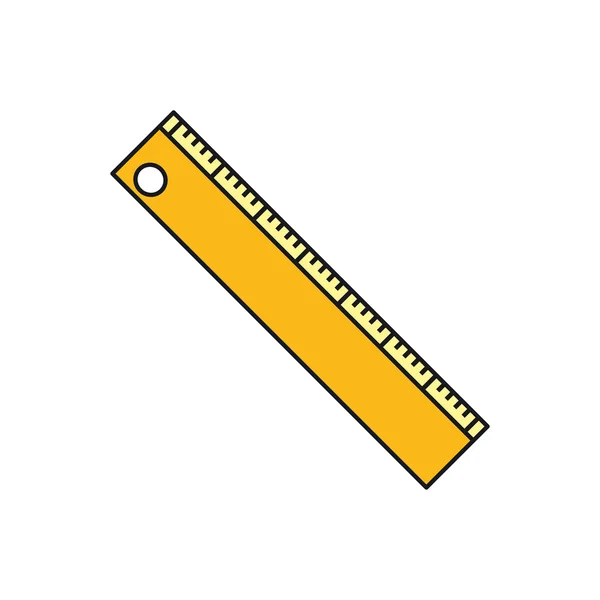 Ruler supply for school design — Stockový vektor