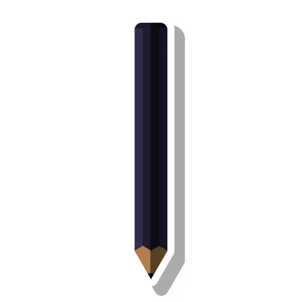 Fornecimento de lápis para design escolar — Vetor de Stock