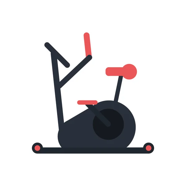 Isolated bike of fitness gym — Stock vektor