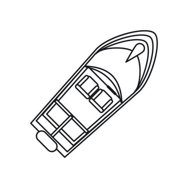 İzole yat gemi tasarım