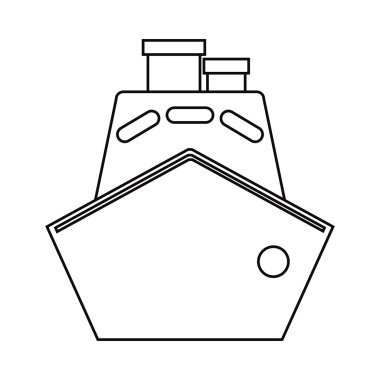 İzole cruise gemi araç tasarım