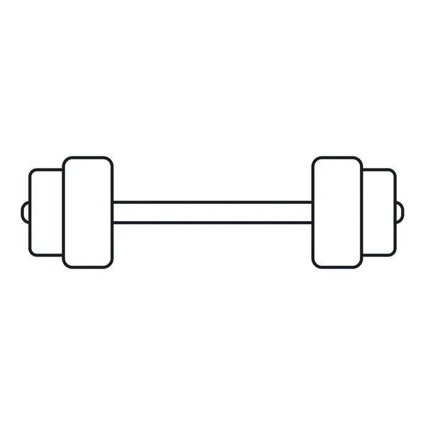 Geïsoleerde gewicht van fitness gym — Stockvector