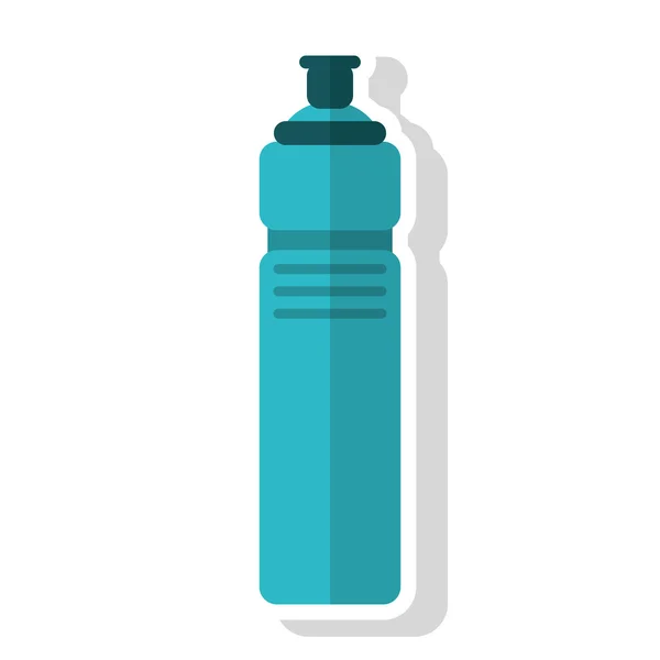 Isolated water bottle of fitness gym — Stockový vektor